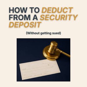 What Landlords Can Legally Deduct From Your Security Deposit