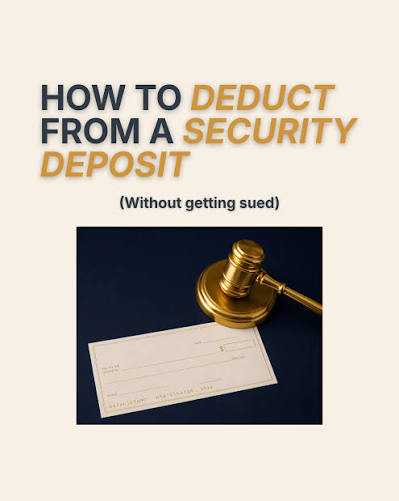 What Landlords Can Legally Deduct From Your Security Deposit