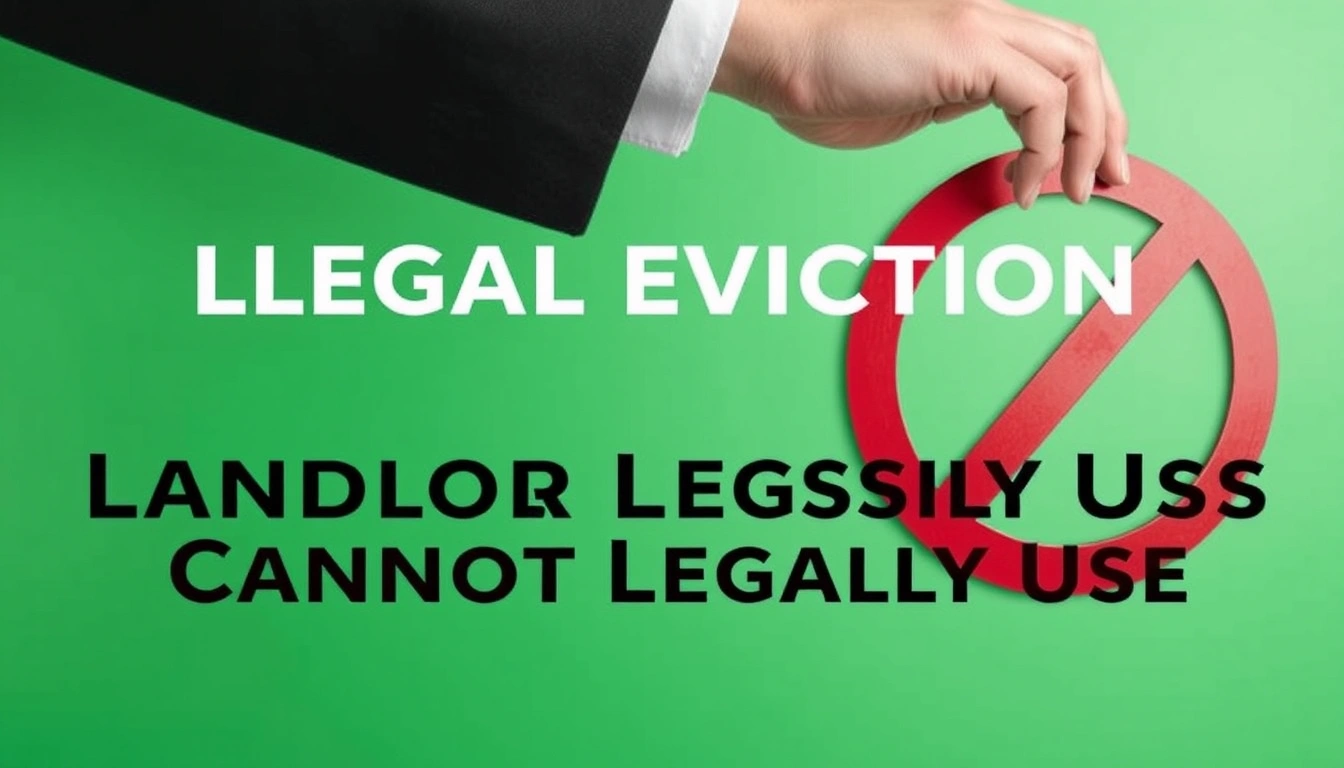 Illegal Eviction Tactics Landlords Cannot Legally Use Illegal Eviction Tactics Landlords Cannot Legally Use